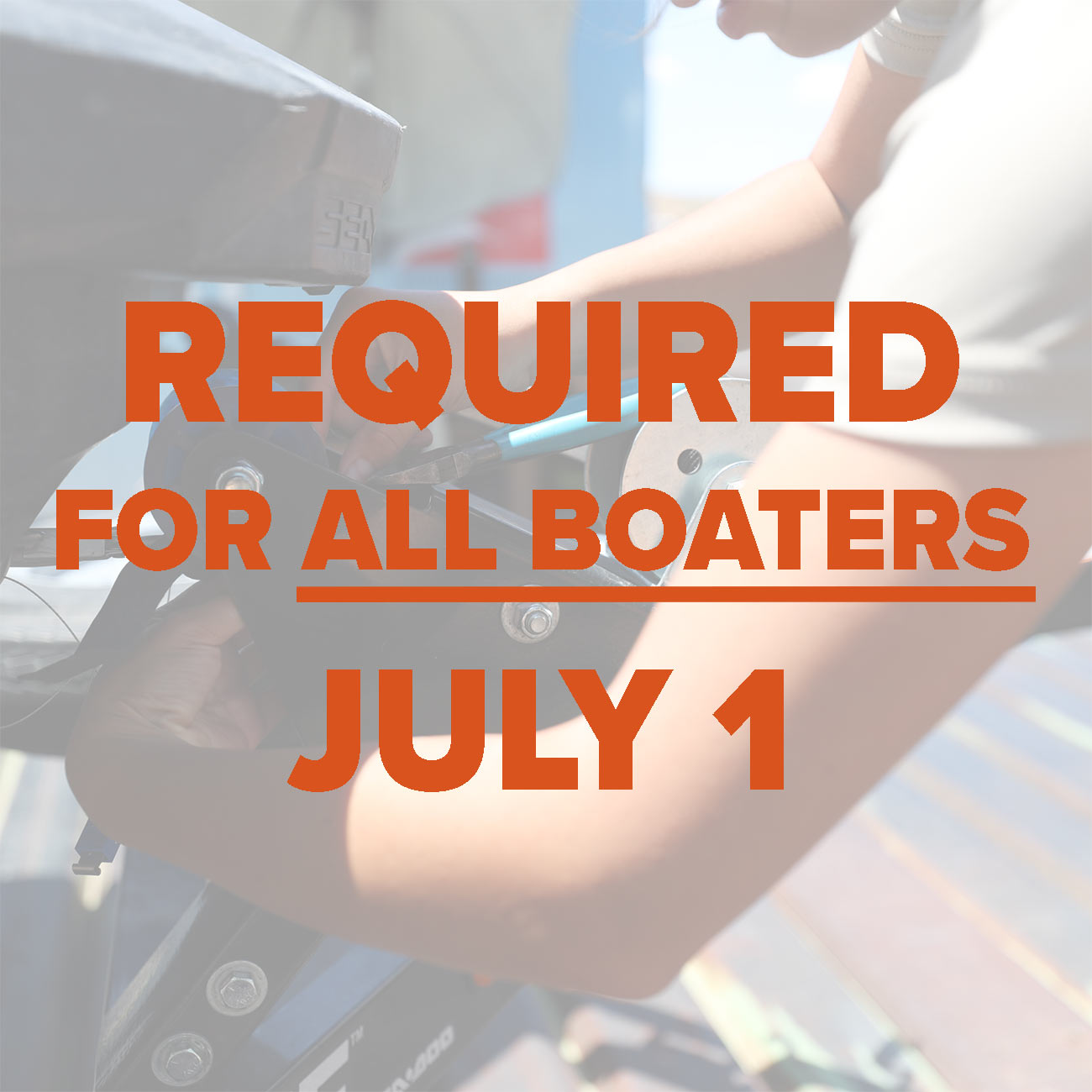 Note: All boaters are required to take this course after July 1, 2023